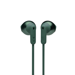 JBL Tune 215BT - Green - Wireless Earbud headphones - Front